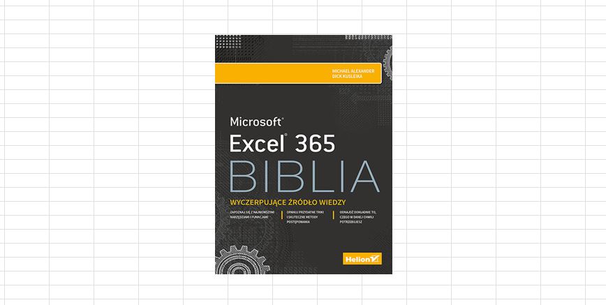 Excel 365 Biblia - książka, ebook, pdf