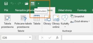 Formularze - menu szybki dostep